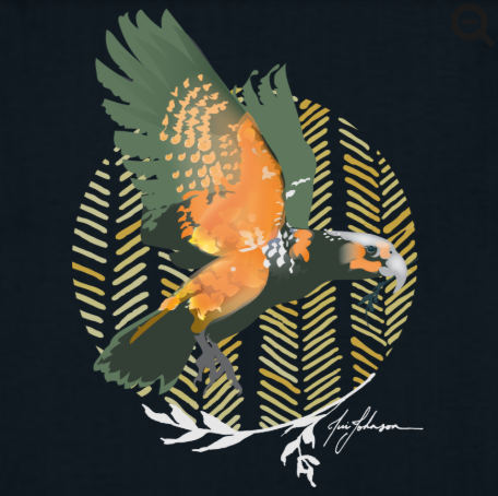 Kaka Men's T-Shirt - New Zealand Bird Art