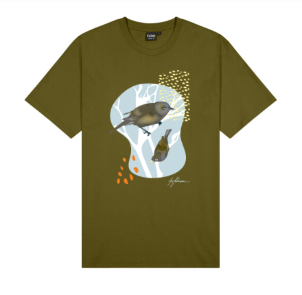 Tauhou Men's T-Shirt - New Zealand Bird Art