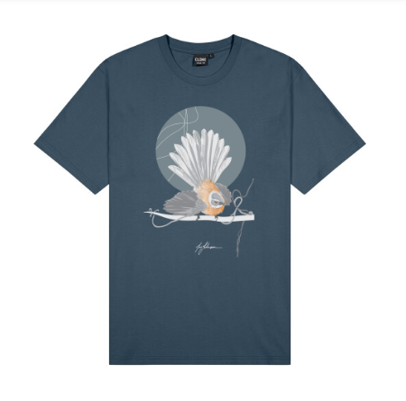Pīwakawaka Men's T-Shirt - New Zealand Bird Art