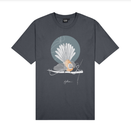 Pīwakawaka Men's T-Shirt - New Zealand Bird Art