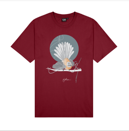 Pīwakawaka Men's T-Shirt - New Zealand Bird Art