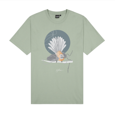 Pīwakawaka Men's T-Shirt - New Zealand Bird Art