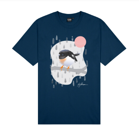 Miromiro Men's T-Shirt - New Zealand Bird Art