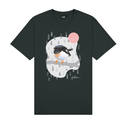 Miromiro Men's T-Shirt - New Zealand Bird Art