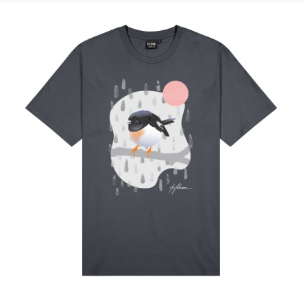 Miromiro Men's T-Shirt - New Zealand Bird Art