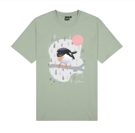 Miromiro Men's T-Shirt - New Zealand Bird Art