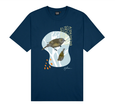 Tauhou Men's T-Shirt - New Zealand Bird Art
