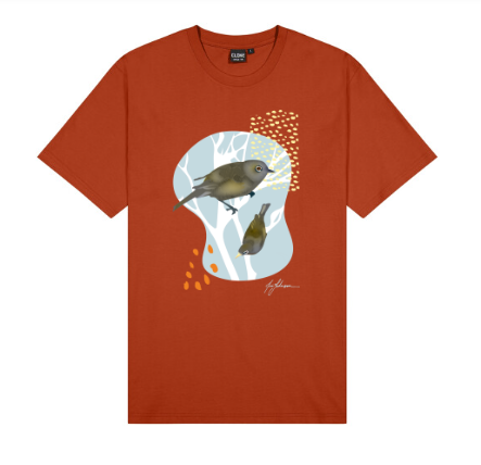 Tauhou Men's T-Shirt - New Zealand Bird Art