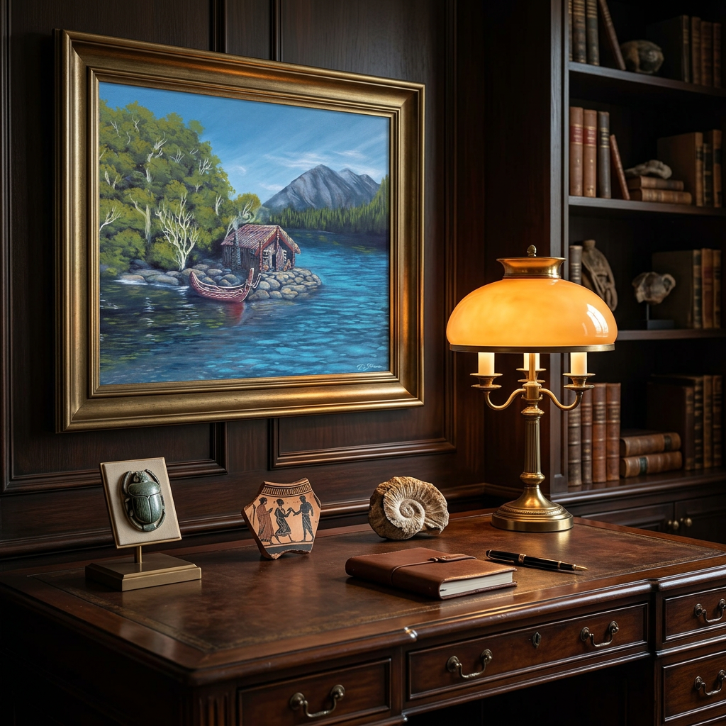 Te Nohoaka| Original Oil Painting