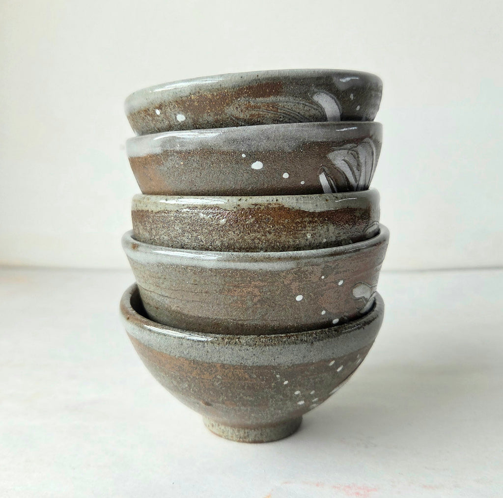 Wood-Fired Ceramic Side Bowl with Fish Design | Handmade in Roxburgh