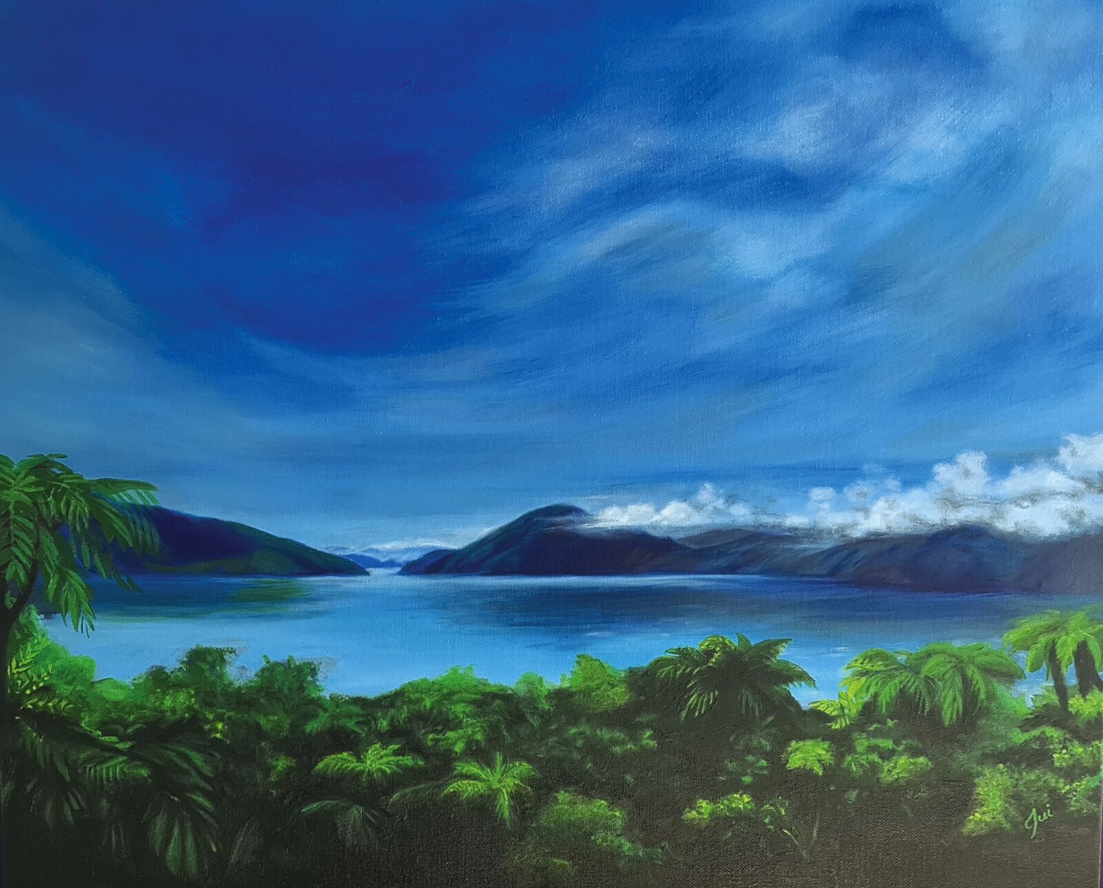 landscape painting commission christchurch