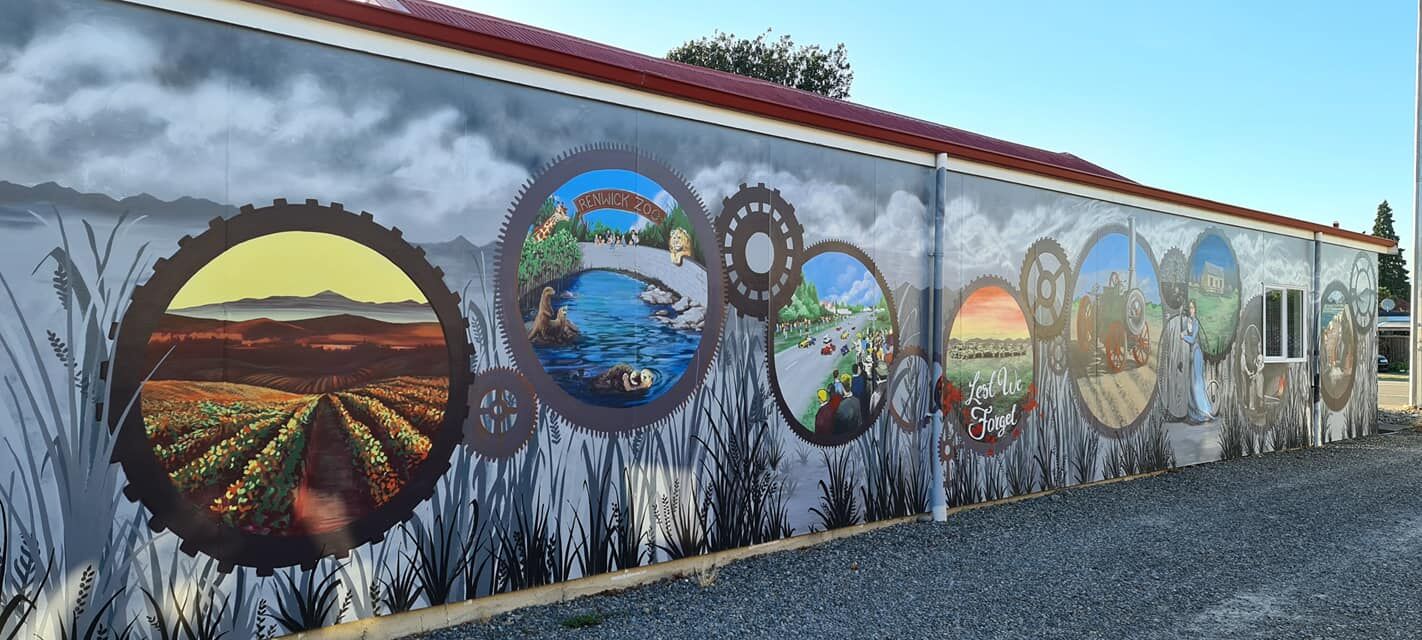 mural artist south island