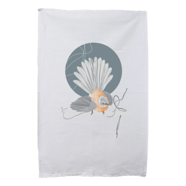 Piwakawaka / Fantail Teatowel Thumbnail