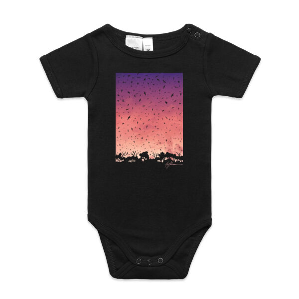 Organic Infant One piece - Titi at dusk Thumbnail