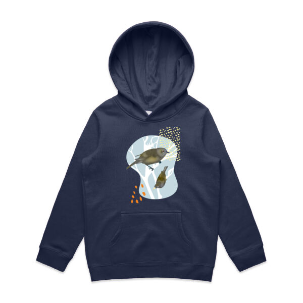Kids Hoodie - Tauhou / Waxeye Thumbnail