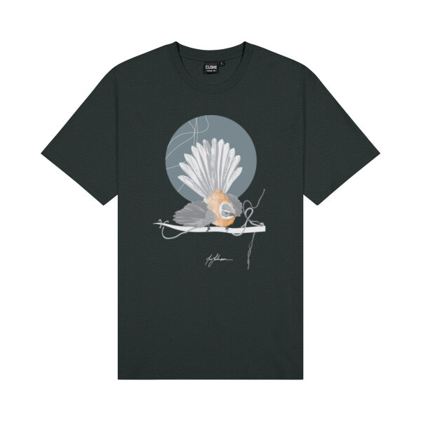 Mens T-Shirt - Piwakawaka | Fantail Thumbnail